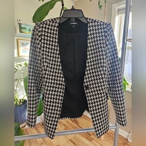 Express Houndstooth Blazer/Jacket